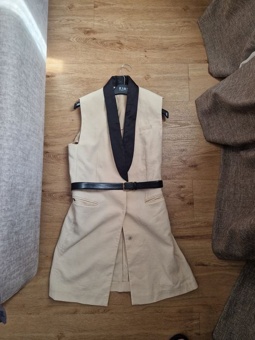 Brunello Cucinelli. Жилет, сукня-жилет , оригінал, розмір 42IT