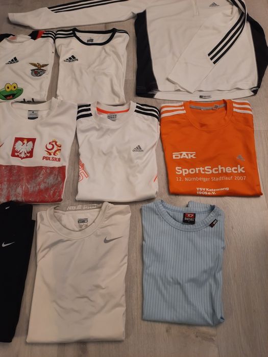 Zestaw koszulek treningowych, rozm. S-M