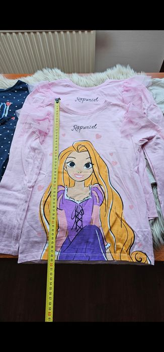 Bluzki z długim rękawem 128-134 Disney