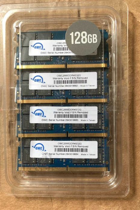 Комплект RAM Apple iMac OWC 128GB (4x32GB) sodimm