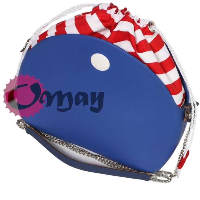 organizer OBAG MOON LIGHT worek pasy czerwone 2 kieszenie komin OMAY