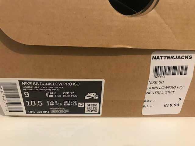 Dunk SB low Infrared 42,5 EU US9