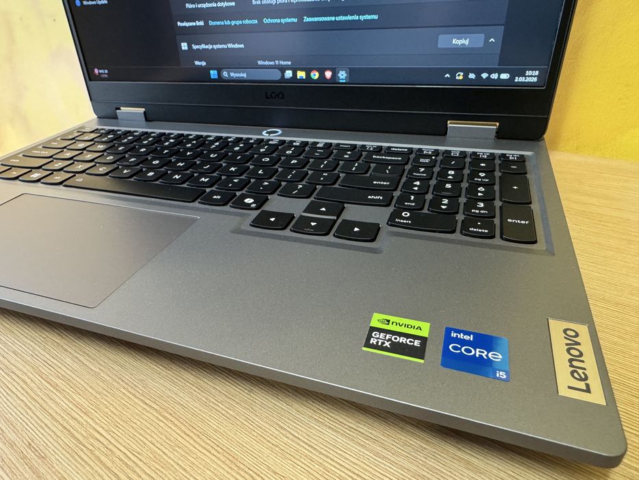 Laptop Lenovo LOQ i5 / RTX 5050 / 16GB / 512GB  Gwarancja 22 m-ce