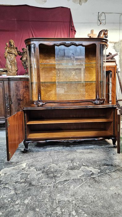 Stara Piękna -Witryna -Komoda -szafka  Konkretna Dwuczęściowa