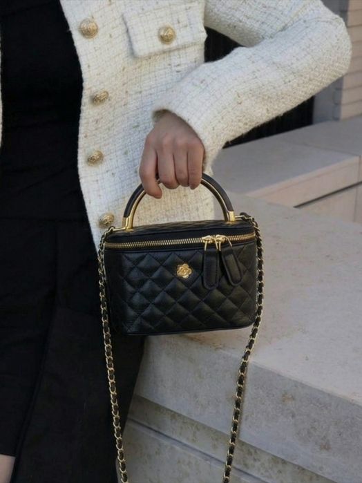 Сумка Бочонок в стиле Chanel, сумка бочонок шанель, сумка кроссбоди, сумка бочонок