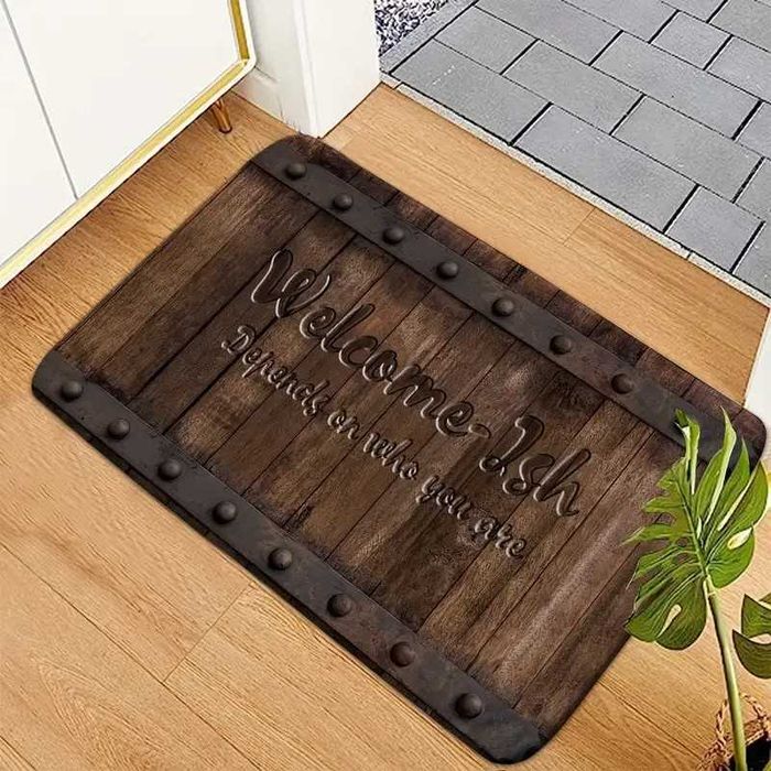 Wycieraczka antypoślizgowa z wzorem 40 x 60 cm