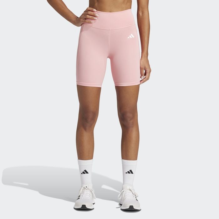 Шорти жіночі adidas optime essentials stash pocket peach ix5026
