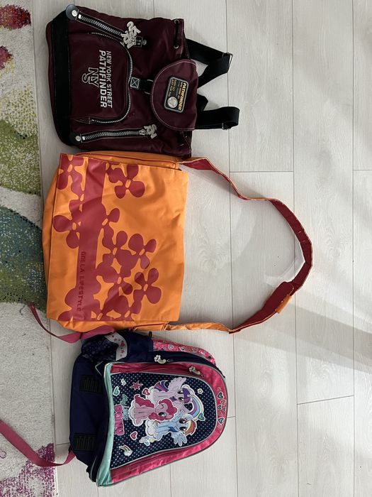 różne plecaki i torby