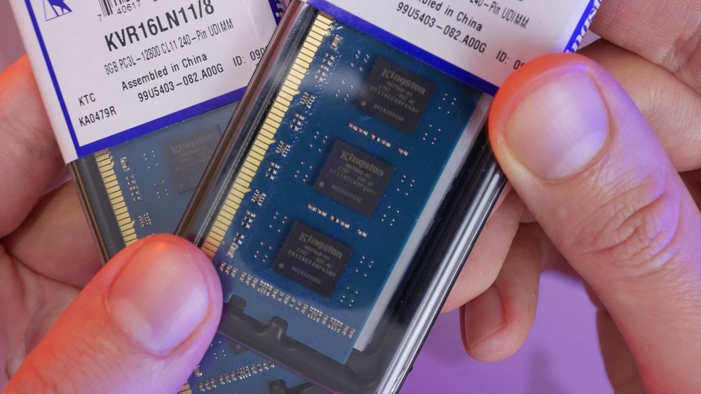 Комплект пам'яті Kingston DDR3L 16Gb (2x8Gb) 1600Мгц 1.35V