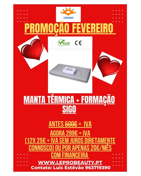 Manta térmica / sudação profissional