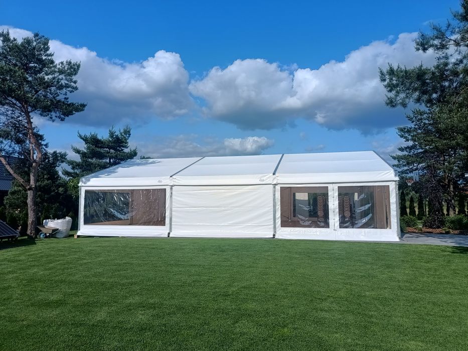 Wynajem - Hala namiotowa, namioty, stoly, krzesła