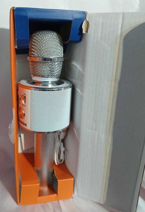 Bonaok Microfone Sem Fios de Karaoke Bluetooth