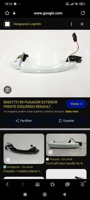 Peças Renault novas originais