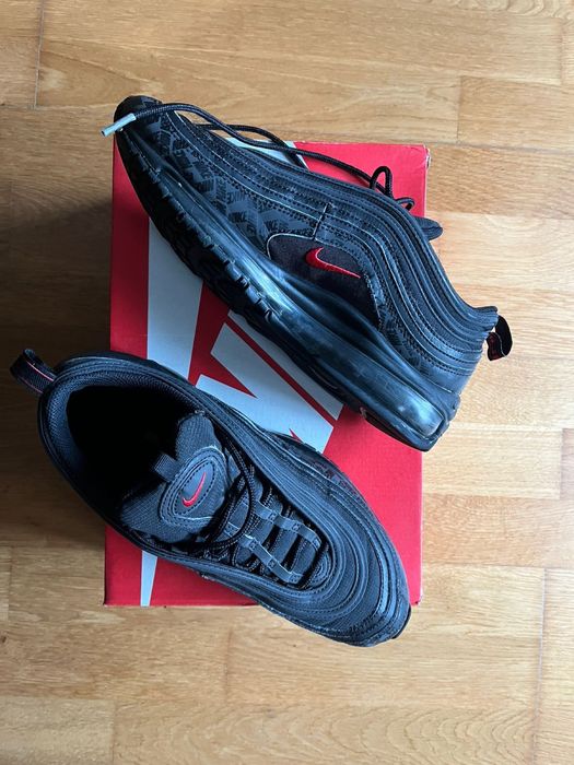 Nike air Max 97 all-over print black red
