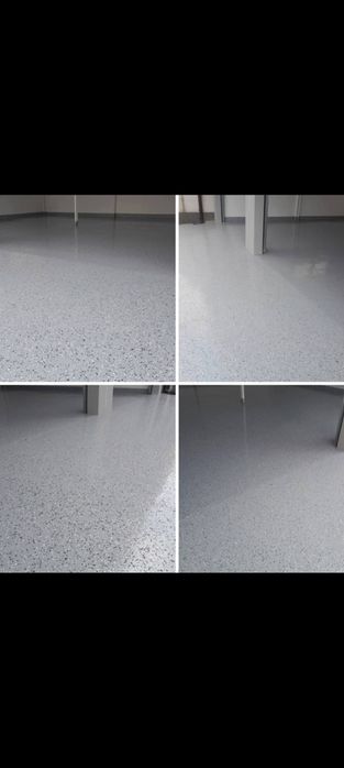 żywica garaż posadzki żywiczne garaż  kamienny dywan