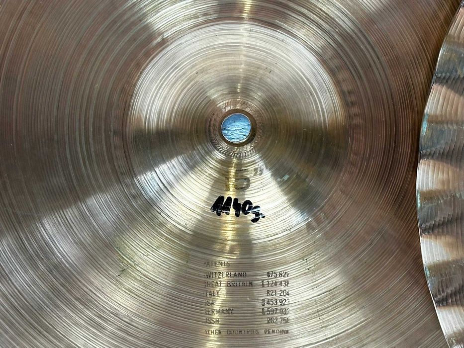 Paiste 2002 Sound Edge Black Label Hi-Hat 15" Vintage - Bonham 1975' - 1140/1117g.