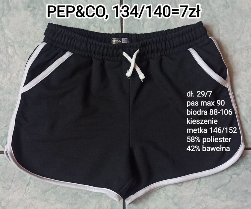 Spodenki dziewczęce.