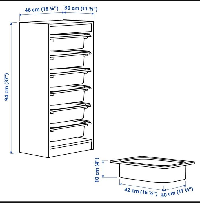 Regał Ikea trofast
