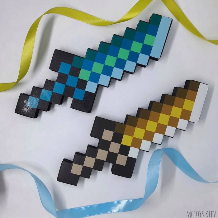 Майнкрафт кинджал діамантовий