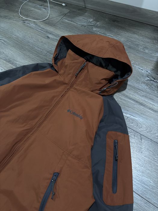 Kurtka Columbia Waterproof M brązowo-szara męska Cityscape