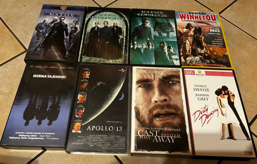 Kasety VHS różne bajki, filmy