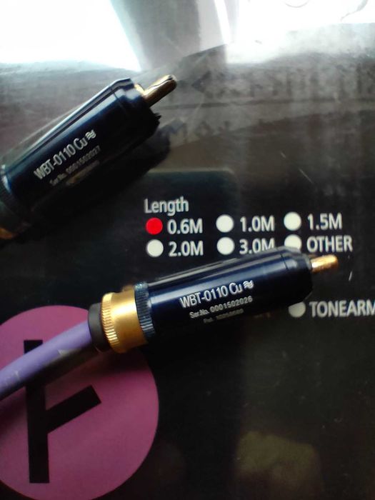 Cabos rca Nordost Frey