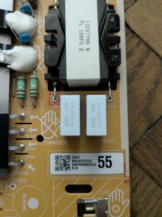 Телевізор Samsung UE 55NU 7179 UXZG (Плати на запчастини)