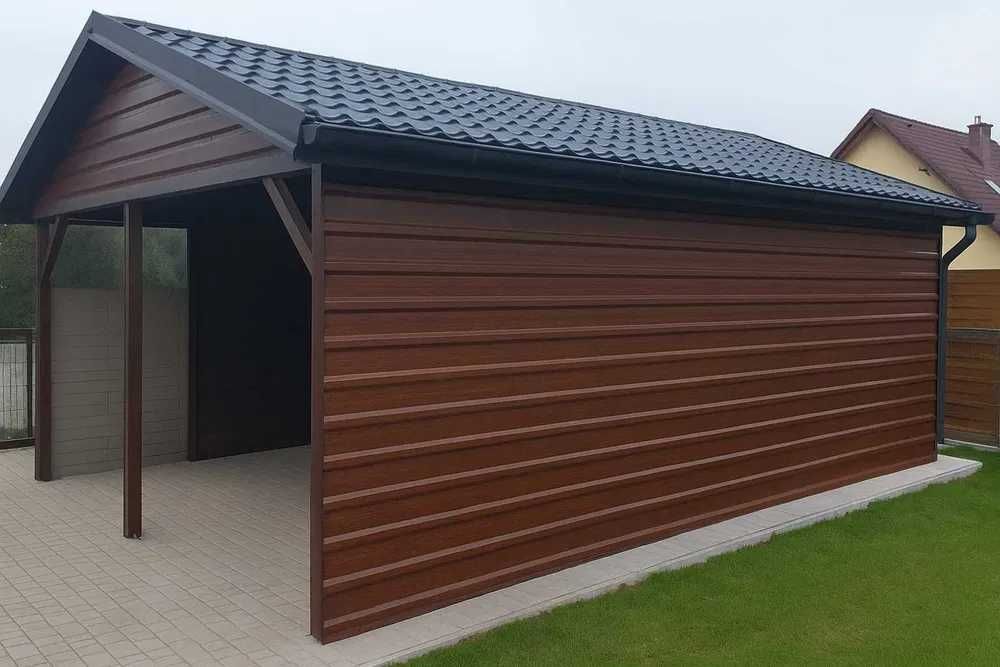 Blacha TRAPEZOWA dachowa Arkusze Blachy Obróbki Brązowa 8017 0,4mm