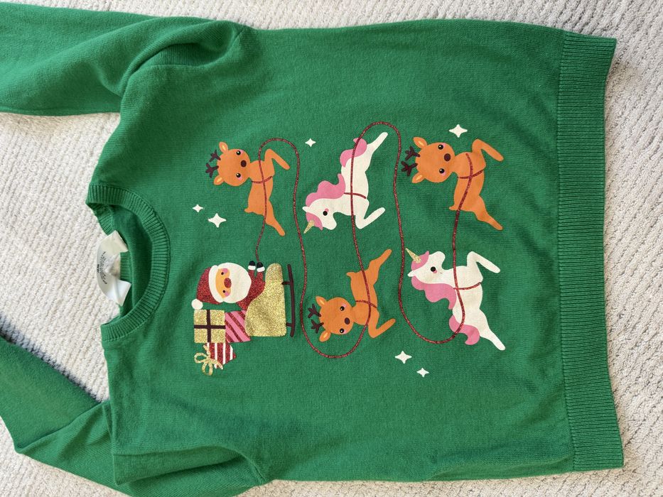 Кофта різдвяна новорічна святковий светр h&m