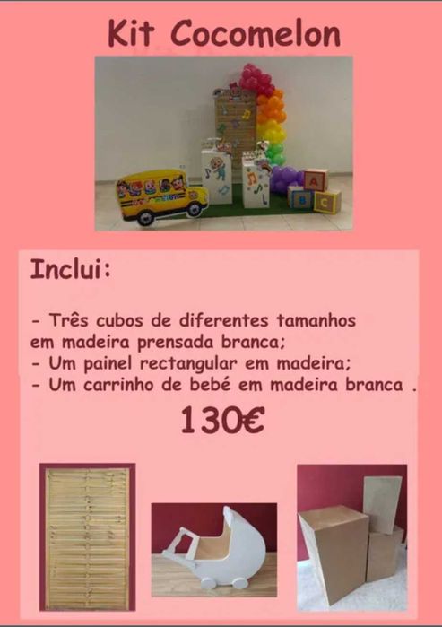 Material para festa, kits completos! Para vender,faça já a sua festa!