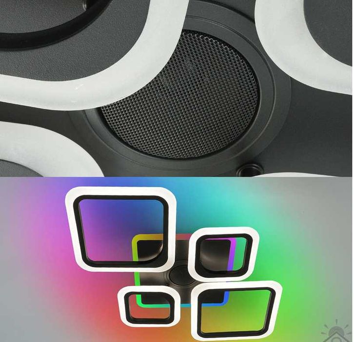 ЛЕД люстра з музичною колонкою 85 ватт (БЕЗКОШТОВНА Доставка)