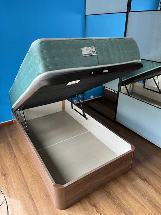 Cama e Colchão Pikolin 105x190 NOVOS com fatura