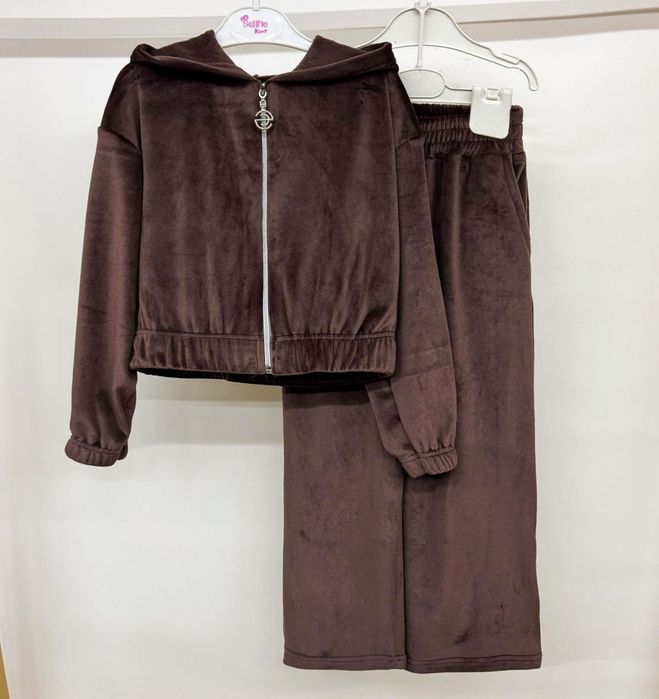 Велюровий костюм з утепленням, розміри 116-152