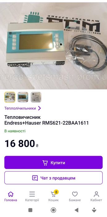 Endress+Hauser RMS621 Вычислитель пара и тепла