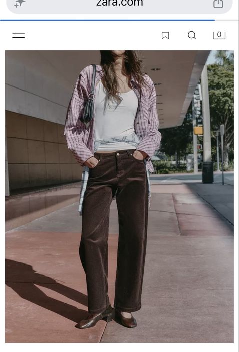 вельвети штани zara