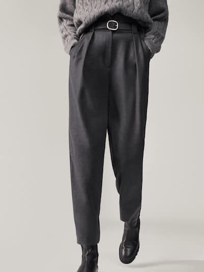 Нові брюки сірі вовняні Massimo Dutti 34 р.