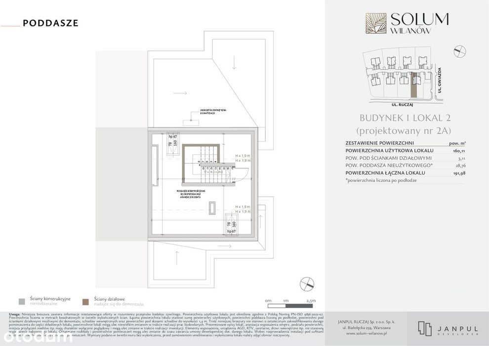 WILANÓW Zawady/ exclusive villa/ 600 m² plot/ 6 m high living room