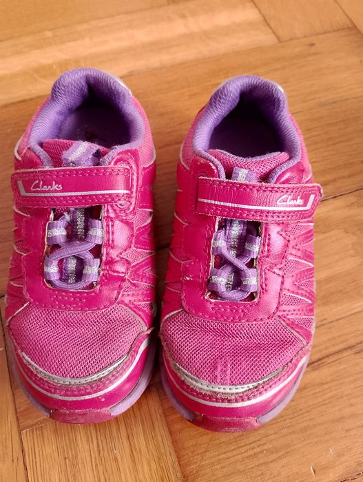 Clarks różowe buty roz 25,5