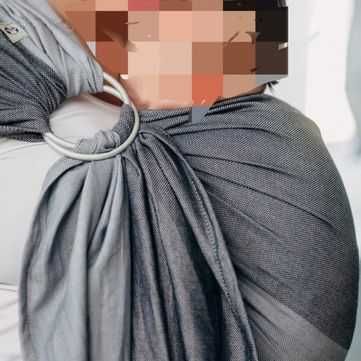 Chusta kółkowa Lenny Lamb szara