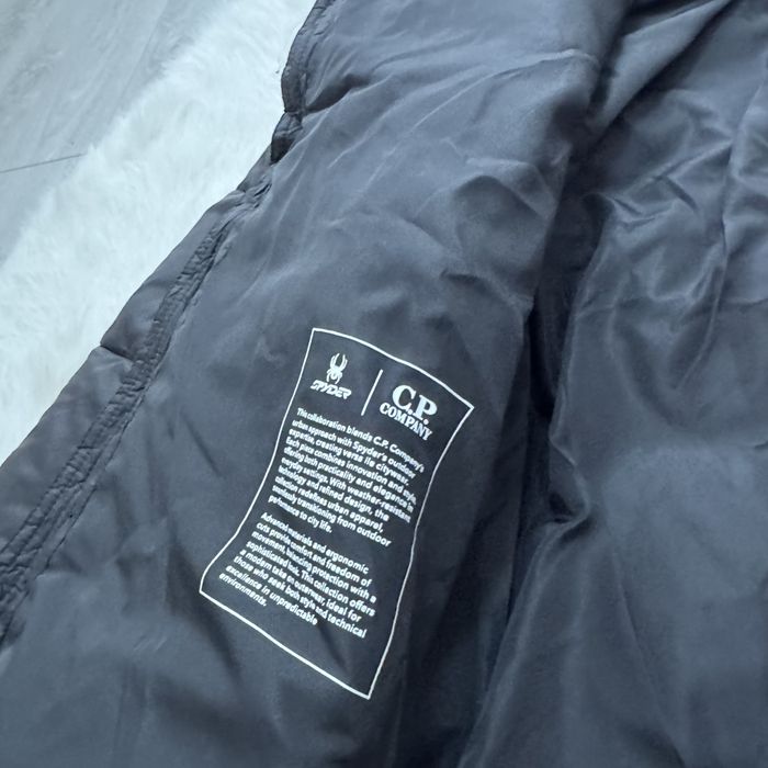 Пуховик C.P Company Spider x C.P Company з капішоном