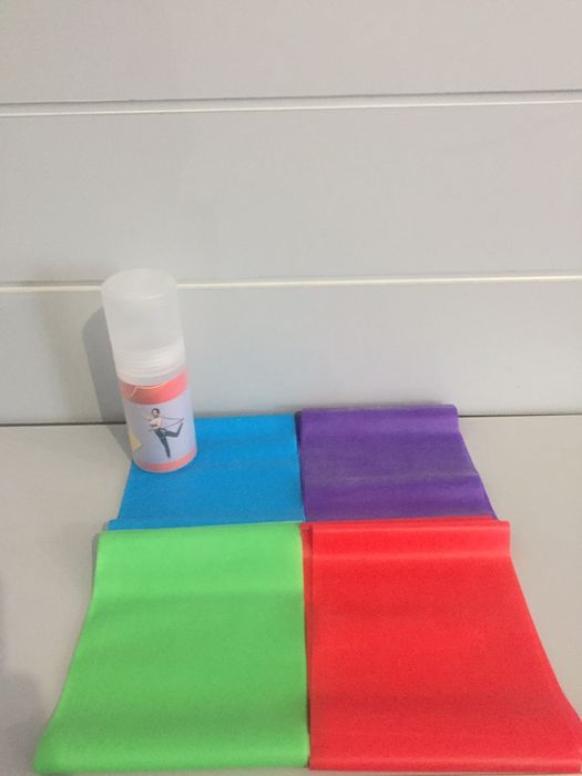 Эластична стрічка для пилатеса/фитнеса/розтяжки лента/резинка еспандер