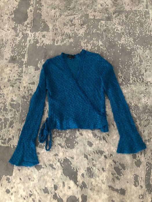 sweter damski r M/L kolor morski