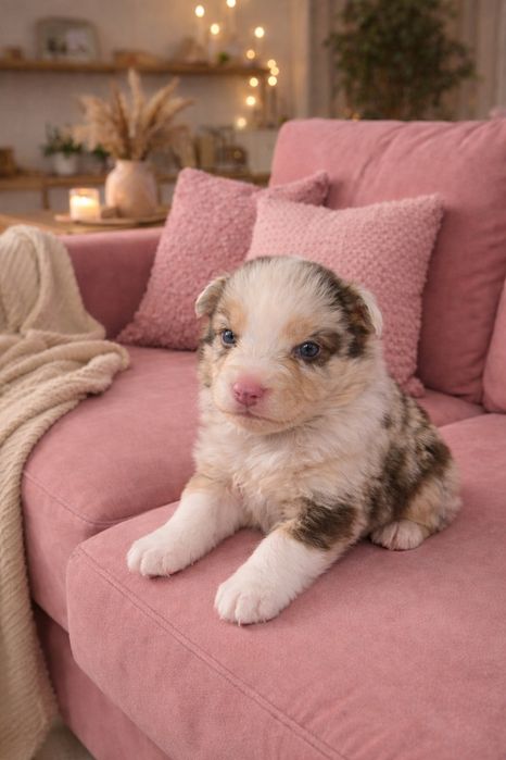 Pastor australiano red merle