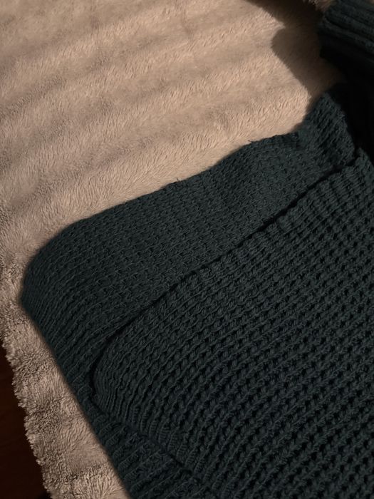 Camisola de malha de gola alta