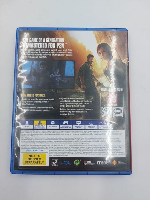 Gra The Last Of Us Remastered Na PS4/PS5