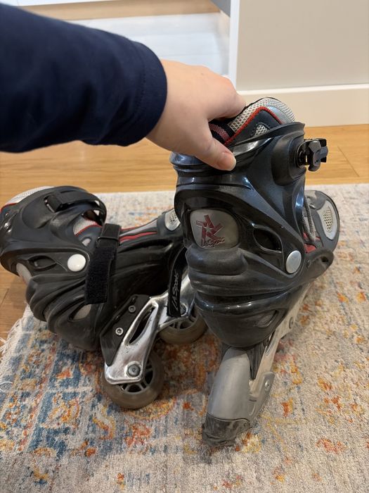 Rolki męskie czarne