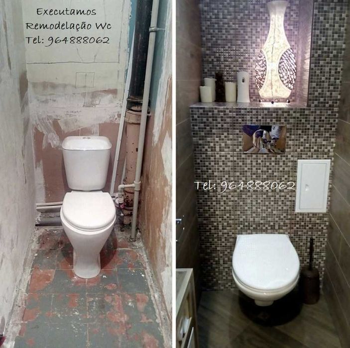 Limpeza WC, Remodelação Casas de banho. Quer ter Casa de banho NOVO?