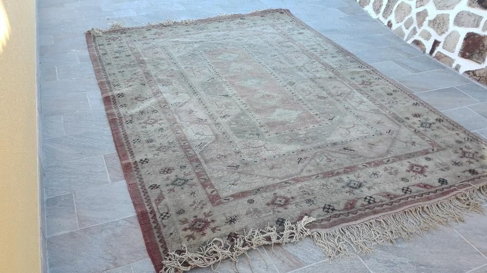 Tapete de lã de 3,36 X 2,45