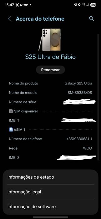 Samsung Galaxy s25 ultra 512 Titanium Grey