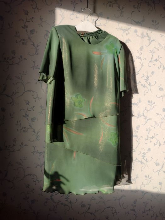 Zestaw, spódnica i bluzka, wieczorowa, bal, wesele, komplet, zielony,